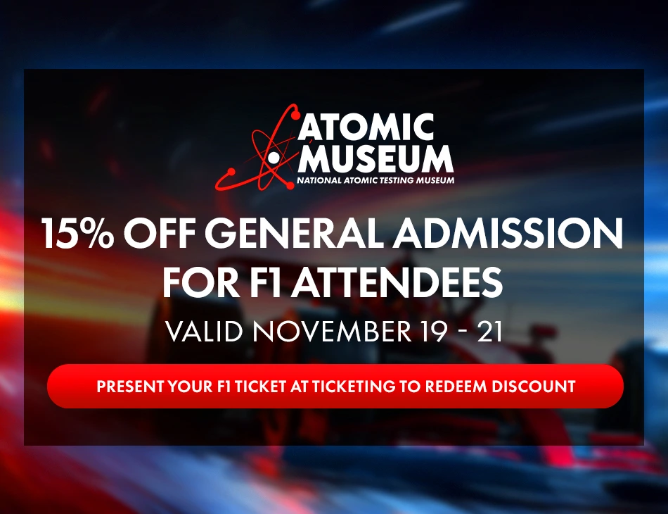 Atomic Access: F1 Attendees Enjoy 15% Off General Admission image